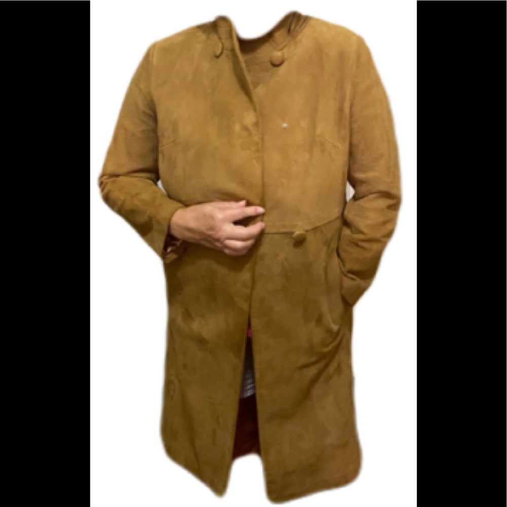 Vintage Suede leather coat